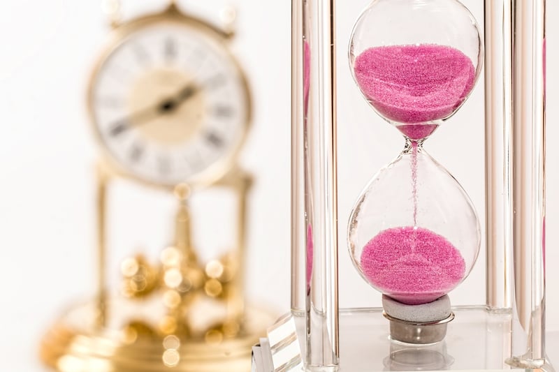 Hourglass Time Anomaly